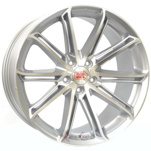 Диски 1000 Miglia MM1007 8.5x20 5*112 ET32 DIA66.6 Silver Gloss Polished Литой купить с бесплатной доставкой в пункты выдачи в Петербурге